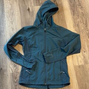 Columbia Women's Teal Hooded Ski Jacket